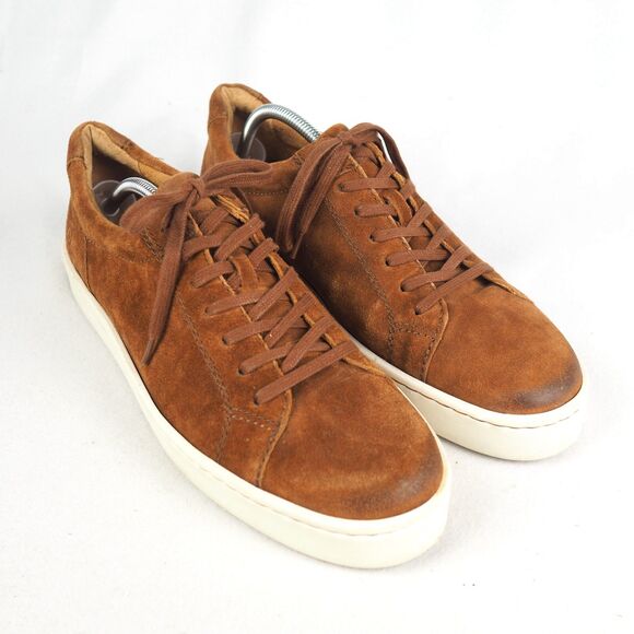 Born Other - Born Jib Suede Low Top Lace-up Sneakers Mens 11M Brown Cushioned Arch Leather